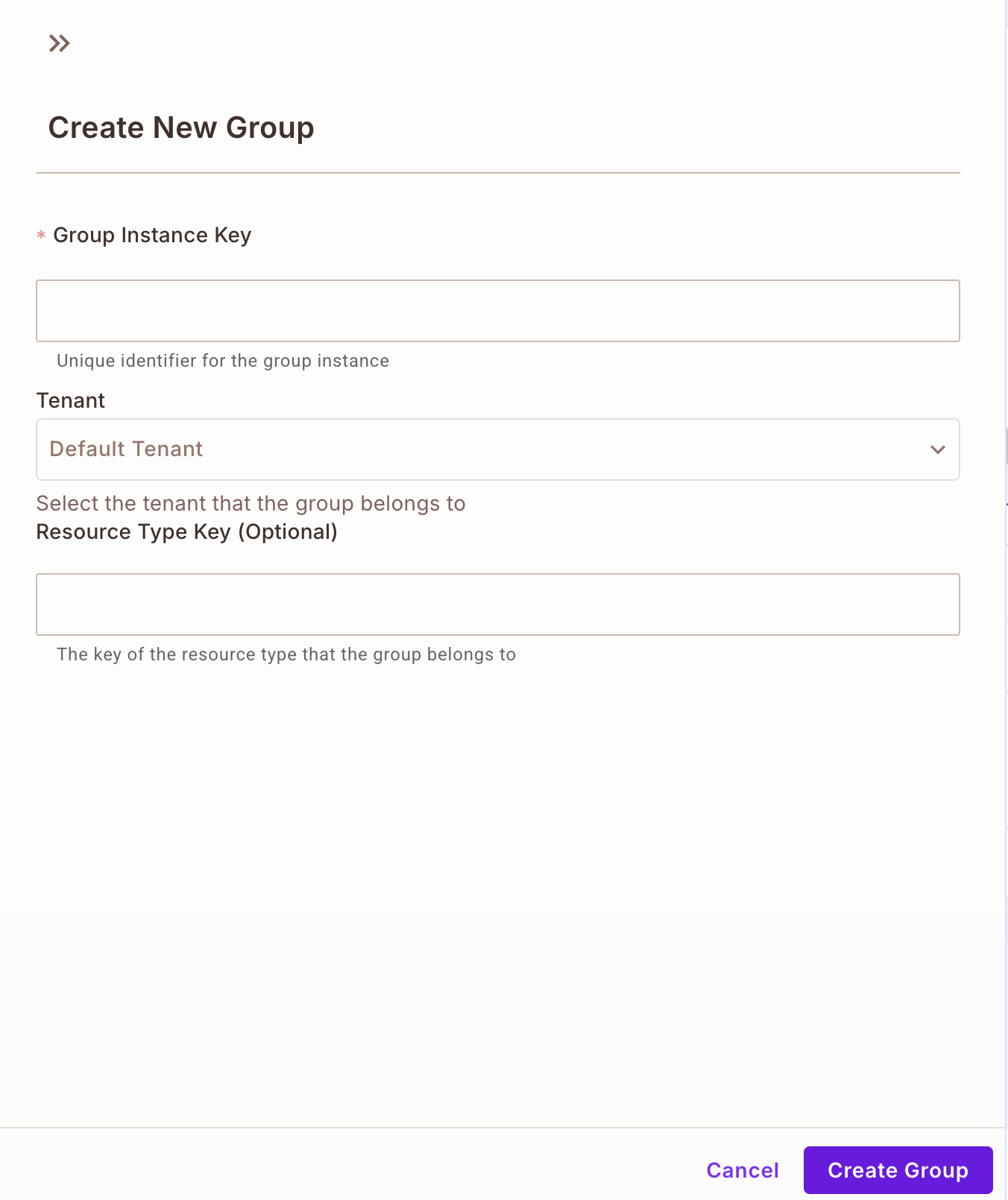 Create Group Form