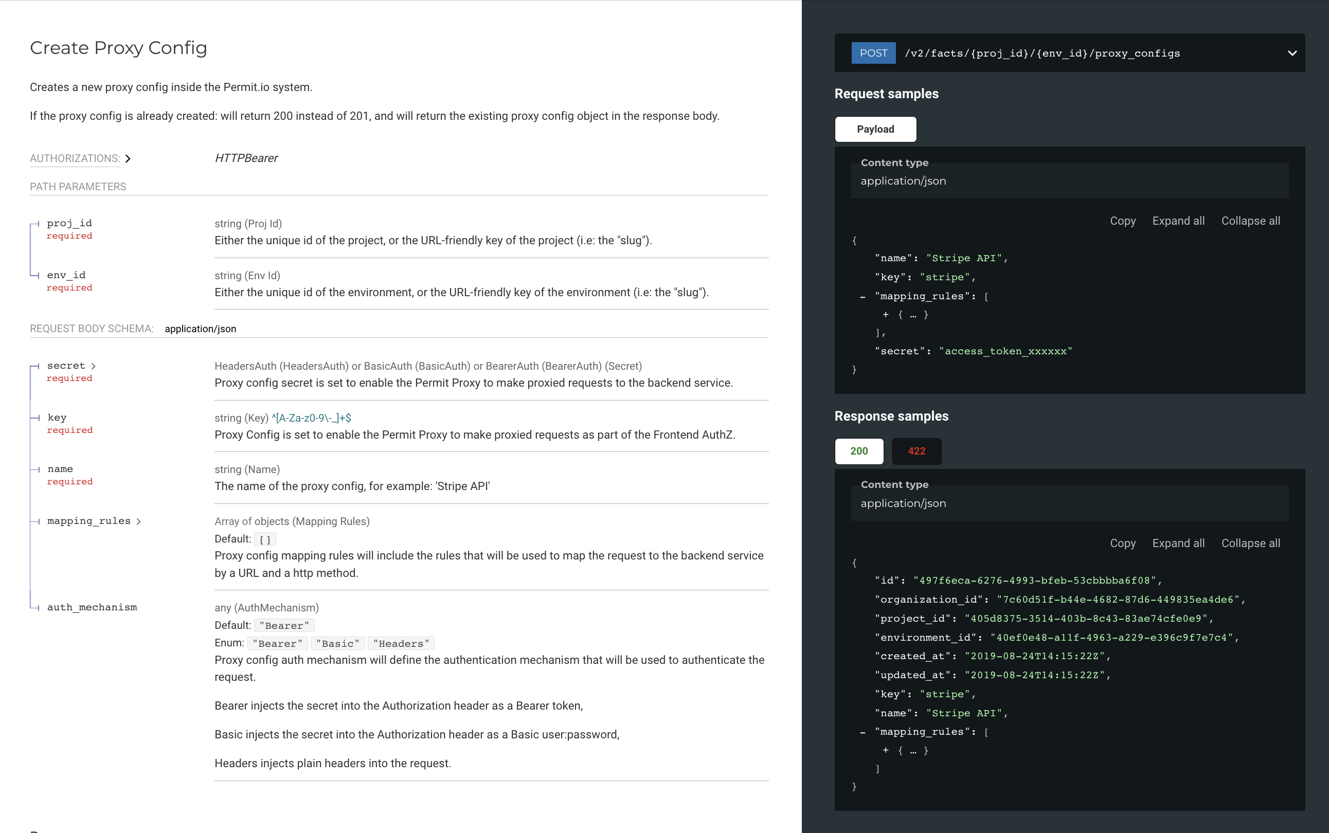 FoAz Create a Proxy Config